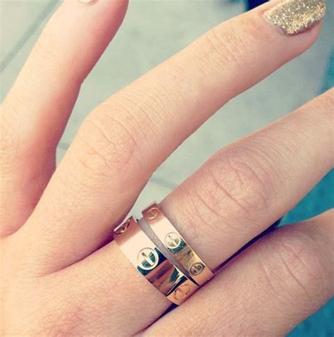 cartier love ring thin vs thick|cartier love ring on hand.